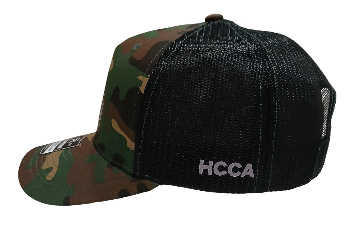 6. HCCA "Crest" Camo Trucker