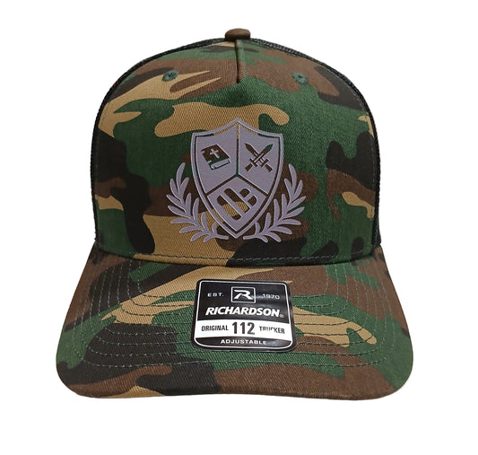 6. HCCA "Crest" Camo Trucker