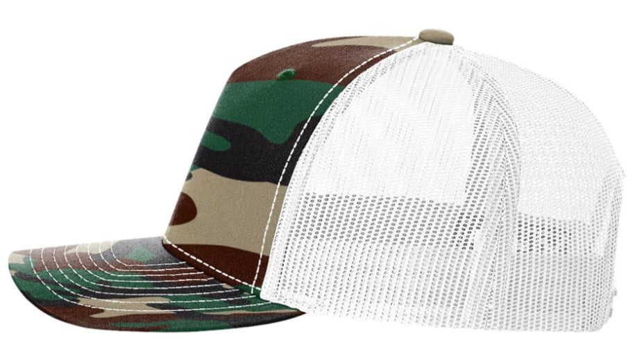 Distressed Cross Trucker